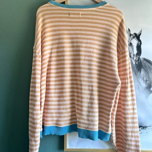 Free People Classic Stripe Sweater XS - Picture 5 of 5
